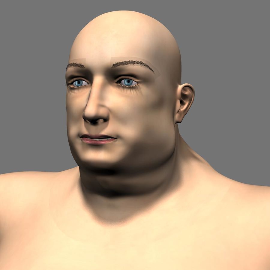 fat man 3d l'anatomie art corps encombrants caractère chubby de la graisse flasque les gars lourd l'homme sexe masculin modèle obèses en surpoids dodu corpulent réaliste xtreme 3D print model - Mito3D