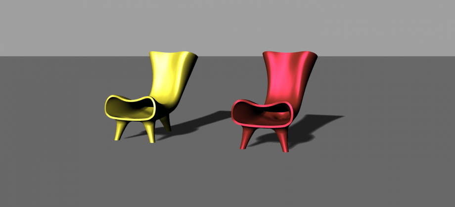 sentía silla presidente muebles 3D print model - Mito3D