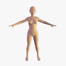 feminino 3ds anatomia o corpo personagem detalhe filip garota humanos senhora mihai modelo objecto a mulher 3d print model - Mito3D