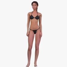 female base anatomy body character full girl guys head human lady max d model naked people person photo photometric realistic resolution woman 3d print model - Mito3D