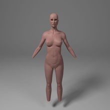 female body anatomy character clothes detail figure girl head human lady marcis3d model nude people realistic sexy woman zbrush 3d print model - Mito3D