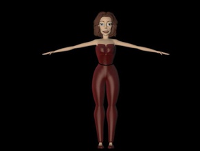 female character cartoon cora girl hollingsworth human lady model robot woman 3d print model - Mito3D