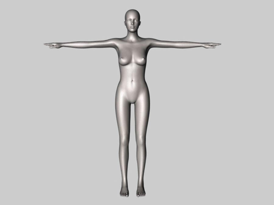 femme mannequin - le sida l'anatomie antonio corps caractère factice la femelle figure jeune fille de l'homme dame manequin manichino modèle poseur sur mesure outil zamburru 3D print model - Mito3D