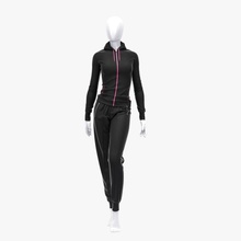 female sport suit pose 3 alex95rnd apparel character clothes collection dummy fashion figure girl manichino manikin mannequin model pants posed run sportswear styled sweatshirt things woman youth 3d print model - Mito3D