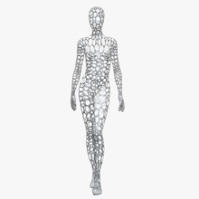 female wire mannequin 3 alex95rnd apparel character clothes dummy fashion figure fitness girl human jacket lady manichino manikin model pants run sport sportswear suit things woman 3d print model - Mito3D