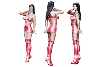 femme anatomy character ericsstudio female girl human lady model nude people woman 3d print model - Mito3D