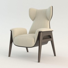 fendi casa cerva armchair architecture archivizlk luxury italian furnishings furniture model modern 3d print model - Mito3D