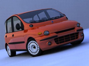 fiat multipla 5 Auto Tür Familie pk3dstudio Fahrzeug 3d print model - Mito3D