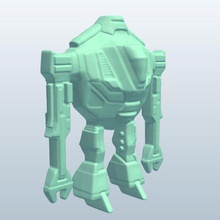 fig robot v1 figurina mitico le creature stampabile lowpoly mitiche 3d print model - Mito3D