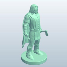 fig winterrangerhatchets v1 ranger winter two throwing hatchets people printable lowpoly 3d print model - Mito3D