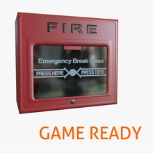 fire alarm game ready architecture assets drilling elements emergency equipment escape facility furnishings furniture gbmodel interior mall model office panic prison realtime room school 3d print model - Mito3D