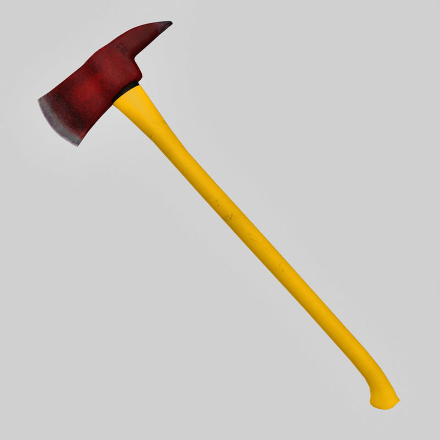 yangın baltası 911 axe künt canadru acil durum giriş ateş itfaiyeci hatchet endüstriyel adam max melee model seç kurtarma aracı V-ray'in silah 3D print model - Mito3D