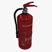 extintor de incêndio 3degestar arquitetura queimado química elementos fogo bombeiro chama o halon mangueira industrial modelo realista cofre segurança fumaça spray ferramenta 3d print model - Mito3D