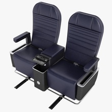first class airplane chair 01 3dmodel aircraft armchair business commercial diesel v flight fly furnishings furniture interior leather model passenger person plane real seat sky travel 3d print model - Mito3D