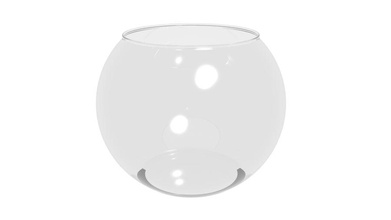 fishbowl animal aquarium balls bowl container csmodels fish glass model spheres 3d print model - Mito3D