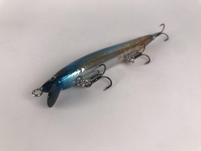 fishing lure - minnow sports Fishing Lure Minnow 3d print model - Mito3D