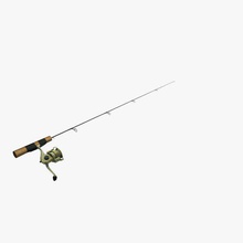 fishing rod reel v2 gear printable lowpoly 3d print model - Mito3D