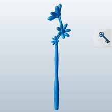 flower coming v1 magic wand toys printable lowpoly 3d print model - Mito3D
