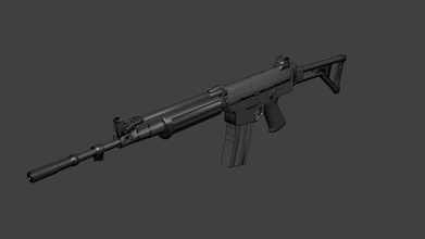 fn fnc assalto carabina fabrique arma da fuoco la pistola herstal ivancebellan modello moderna nationale il fucile l'arma 3d print model - Mito3D