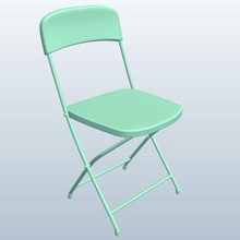 kat sandalye v1 açılmış mobilya yazdırılabilir düşük poli 3d print model - Mito3D