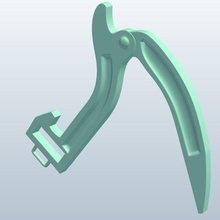 folding spanner v1 tools equipment printable lowpoly 3d print model - Mito3D