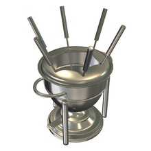 fonduepot v1 fondue pot Geräte bedruckbar ist lowpoly 3d print model - Mito3D