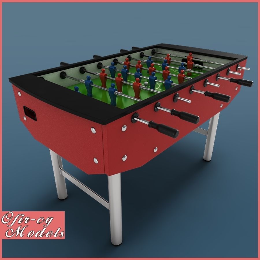 la tabla de foosball las bolas bonzini monedas campo foos fútbol el mobiliario juego hobbies huracán hyper modelo ofirc1 al aire libre jugador pro re deporte parte arriba tornado torneo 3D print model - Mito3D