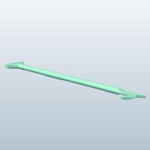 foot pike hook dhandle v1 3foot tools equipment printable lowpoly 3d print model - Mito3D