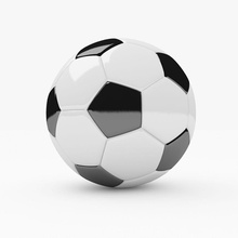 Fußball-ball Bälle Fuß Fußball Spiel Ziel Hobbys meela Modell soccerball sport 3d print model - Mito3D