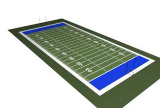 campo de fútbol 3dagent deporte las pistas 3d print model - Mito3D