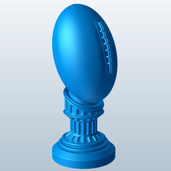 trophée de football tee v1 le té les sports figures l'équipement imprimable lowpoly du sport équipements 3D print model - Mito3D
