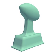 futbol v1 kupa heykeller büstleri yazdırılabilir lowpoly heykelleri 3d print model - Mito3D