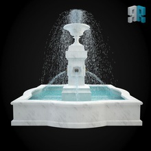fountain 001 architecture classical classicism elements model module roombaroom 3d print model - Mito3D