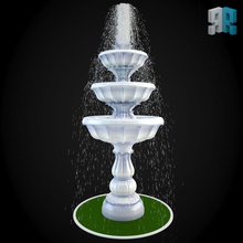 fountain 020 architecture classical classicism elements model module roombaroom 3d print model - Mito3D