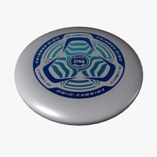 frisbee disc fly model mostlysquare outdoor people sport 3d print model - Mito3D