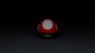 fungus mario characters 3d print model - Mito3D