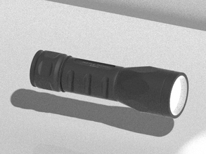 fury flashlight light electronic horror flash electronics item props 3d print model - Mito3D