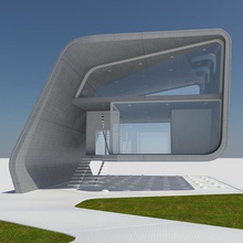 1 fütüristik modern bir şehir inşa ev mimarlık engeller bina fi gelecek hd iç manzara model yeni omnienergy sahne sci scifi yapısı karo birim 3d print model - Mito3D