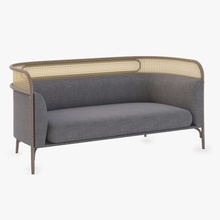 gamfratesi targa canapé 3d 3dready classique divan tissu l'ameublement le mobilier l'intérieur cuir vivre location de chaises longues modèle moderne réaliste chambre l'osier bois 3d print model - Mito3D