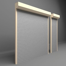 garage door electric roller shutters architecture elements factory game industrial markt material mctsrm model office outdoor rollers shop shutter structure 3d print model - Mito3D