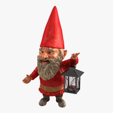 garden gnome 3d candle cartoon ceramic character collection decoration guys high human lantern male man max model ornament outdoor outside quality red sculpture visualdestination vray 3d print model - Mito3D
