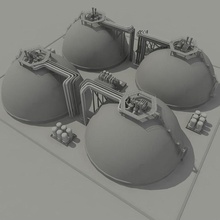 gas storage tank architecture atomic electric energy factory industrial industry model nuclear parts piping plant power powerstation radiation reactor refinery serginio station structure turb 3d print model - Mito3D