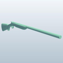 medidor de caza escopeta v1 la armas armadura calibre imprimible lowpoly las 3d print model - Mito3D