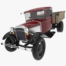 gaz aa 1932 voiture e mod le fret légendaire militaires de modèle vieux polutorka rétro les soviétiques transport tuck l'urss véhicule guerre la seconde mondiale 3d print model - Mito3D