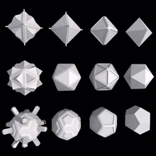 geometrische Form mht-01 01 abstract Architektur Komplex cube fiction geometrie hexagon mathematische mehtikruton mht Modell Wissenschaft scifi geformt Sphären symbol voronoi Draht 3d print model - Mito3D