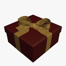 gift box v1 small containers printable lowpoly 3d print model - Mito3D