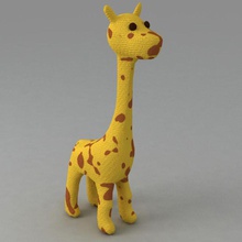 girafa animais criança kid espécie viveiro odio brinquedo jardim zoológico 3d print model - Mito3D