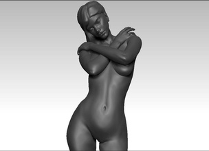 kız Heykeli Afrodit sanat karakter dans famale kadın heykelcik insan Bayan leonden mermer model çıplak gerçekçi tarama heykel seksi 3d print model - Mito3D
