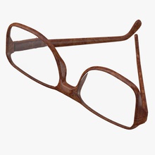 occhiali accessorio carattere vestiti occhio da vista fotogramma di vetro horn obiettivo modello rim studios sole gli tornado visione indossato 3d print model - Mito3D
