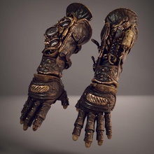 gloves accessory bronze character cinematic clock cloth clothes detail dirt game high industrial leather machine man mechanic metal model mrasala old steam steampunk victorian vintage woman 3d print model - Mito3D
